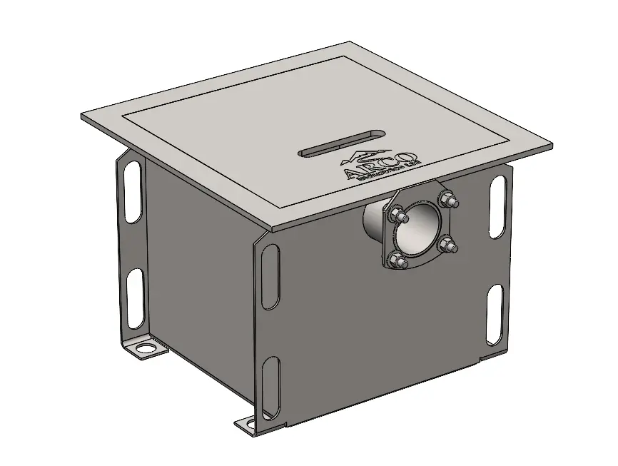 APEX Floor Drain Sump Kit, 2" Discharge, Solid Lid