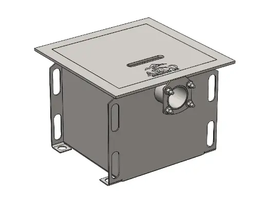 [101-20005] APEX Floor Drain Sump Kit, 2" Discharge, Solid Lid